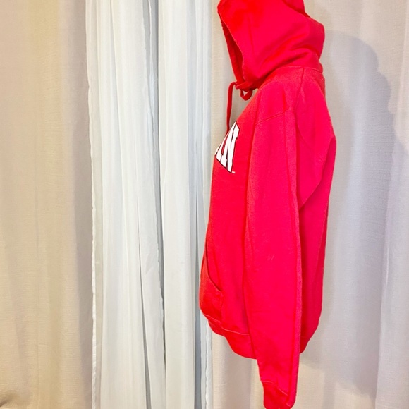 Wisconsin unisex red hooded sweater - Picture 6 of 14